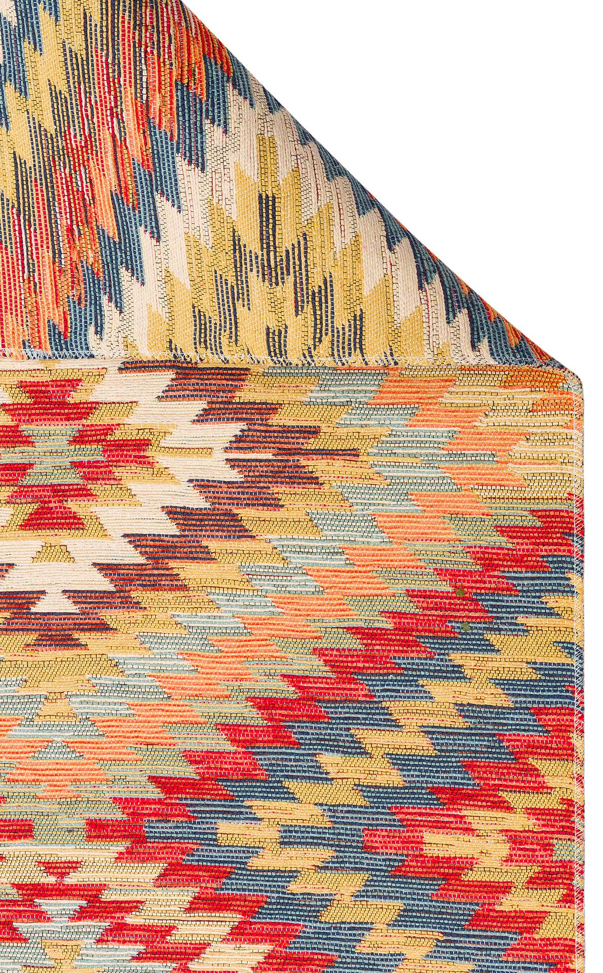 Nomad Yıkanabilir, Çift Taraflı Kullanıma Uygun Yumuşak Tuşeli Otantik Kilim  - 07