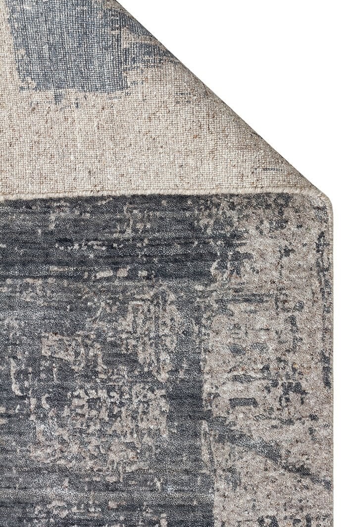 CALYPSA Hindistan'dan İthal El Dokuması Modern Desenlere Sahip Halı - CHARCOAL-D.GREY