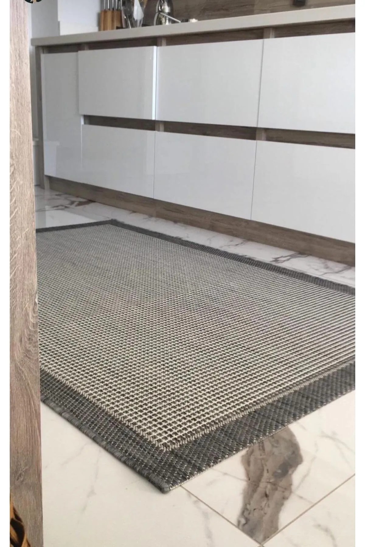 JÜT SİSAL Kaydırmaz Leke Tutmayan Dekoratif Halı