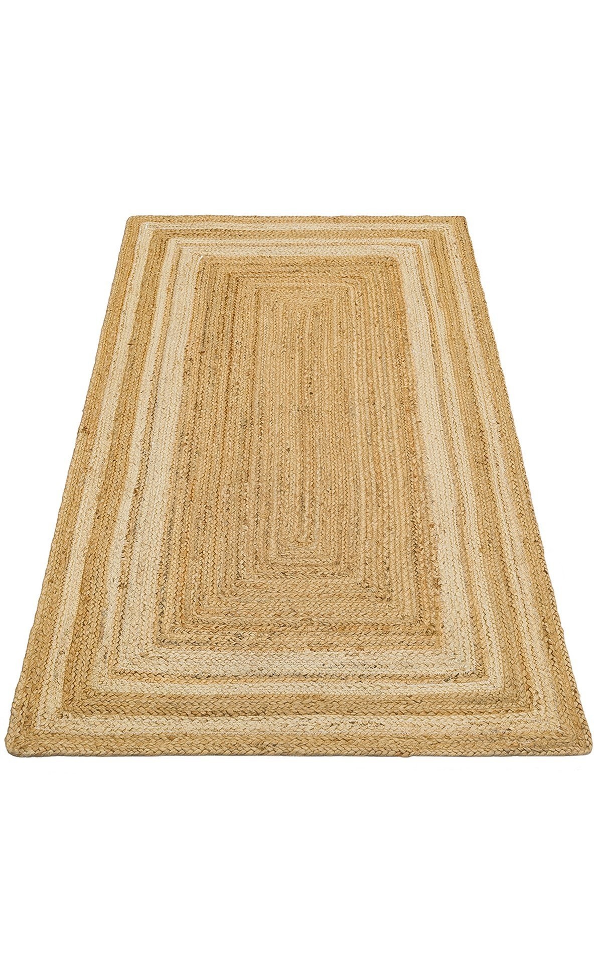 Echo Ech 10 Natural White XW El Dokuma Naturel Jüt Hasır Halı