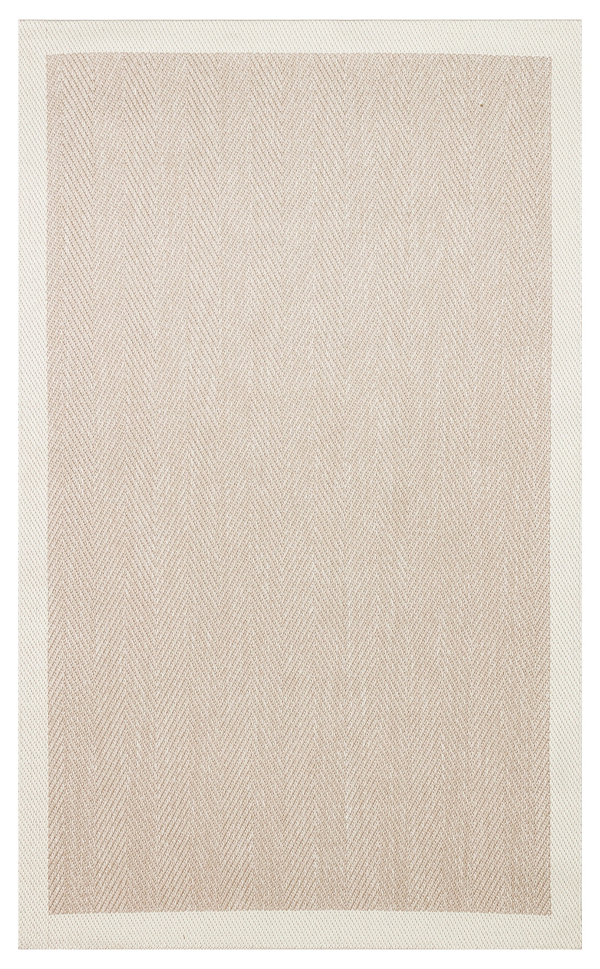 Rugchef Premium Mono Bordürlü | Leke Tutmaz Hav Toz Verme Sisal Mutfak, Salon, Koridor Halısı Makinede Yıkanabilir Halı - Mono Sisal 02 Beige