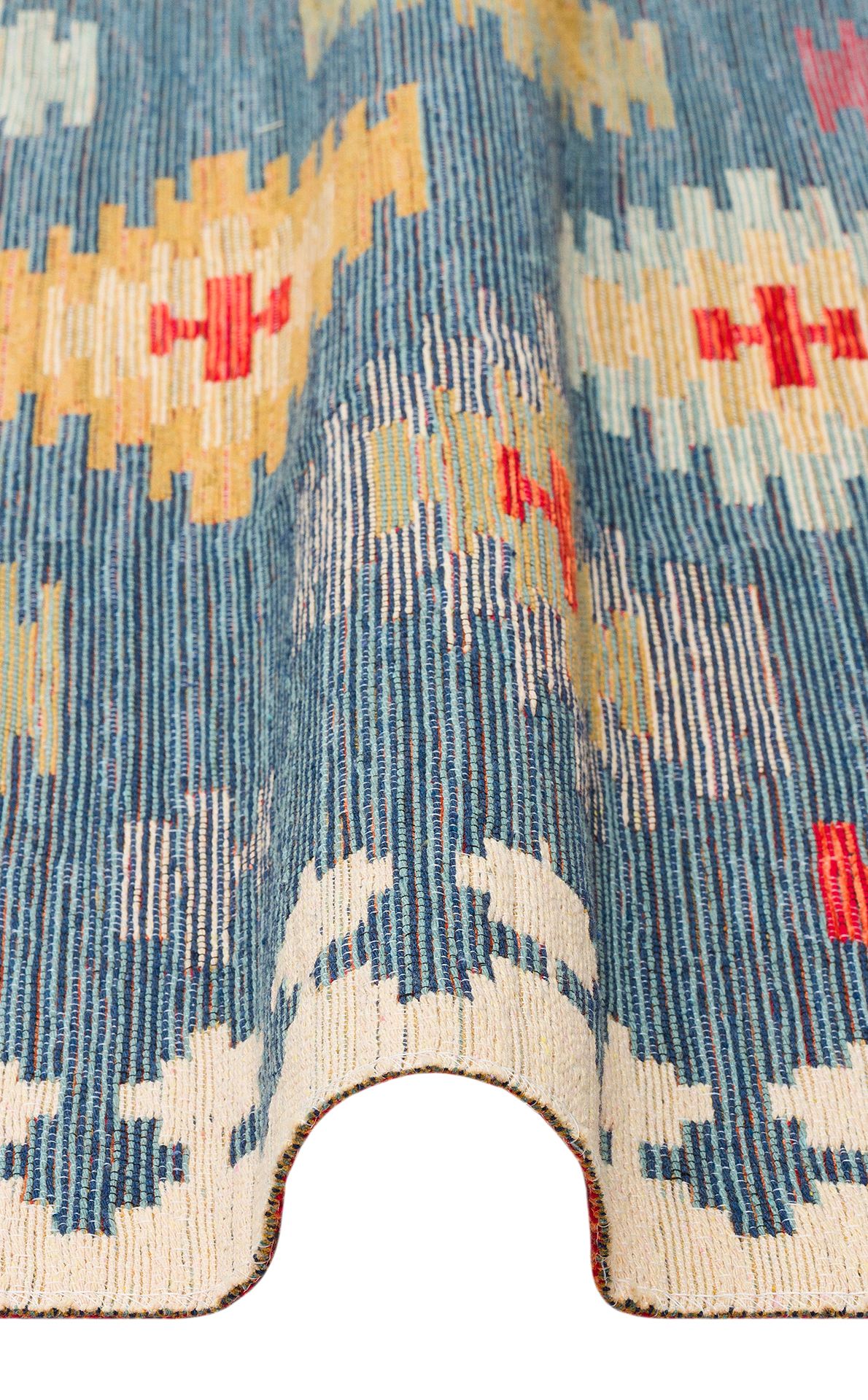 Nomad Yıkanabilir, Çift Taraflı Kullanıma Uygun Yumuşak Tuşeli Otantik Kilim  - 04