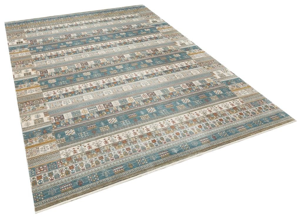 Heriz Doğal Viskon Parlak Makine Halısı - 8211 Multi