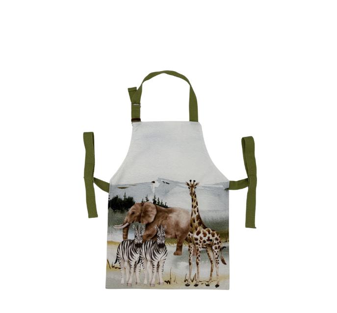 Hayvancık Desenli 3-6 Yaş Aktivite Önlüğü 