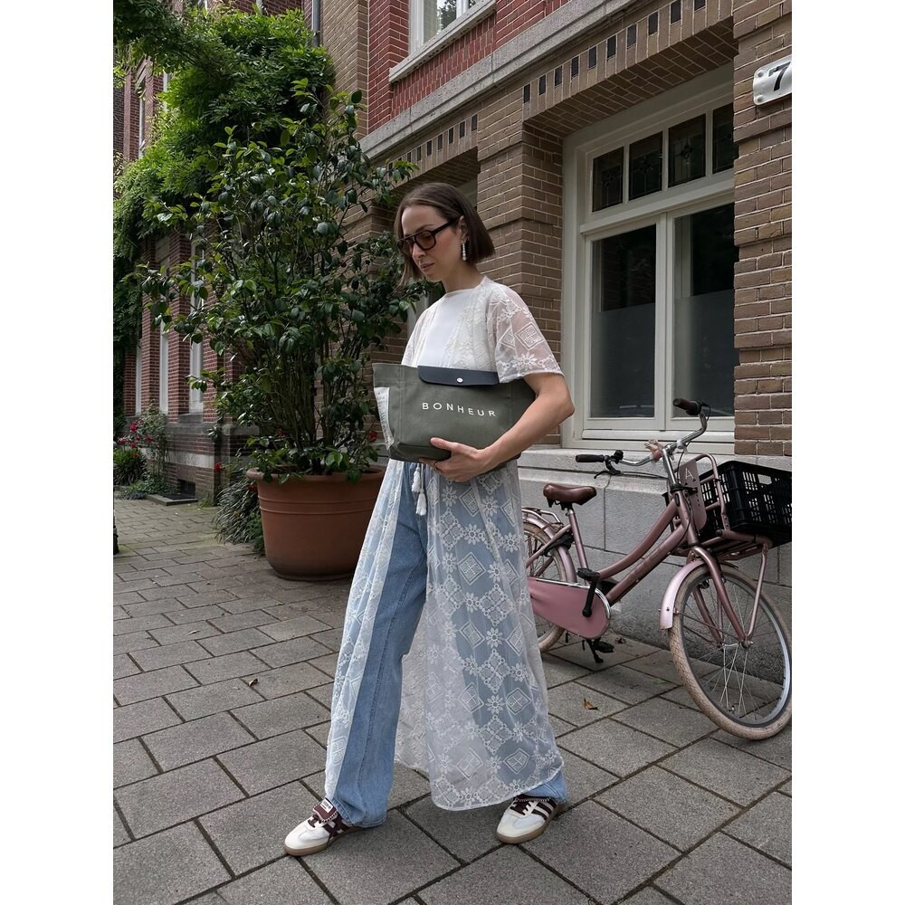 Clutch + Bag Bonheur Green Tea