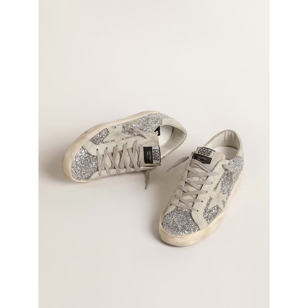 Golden Goose Silver Glitter