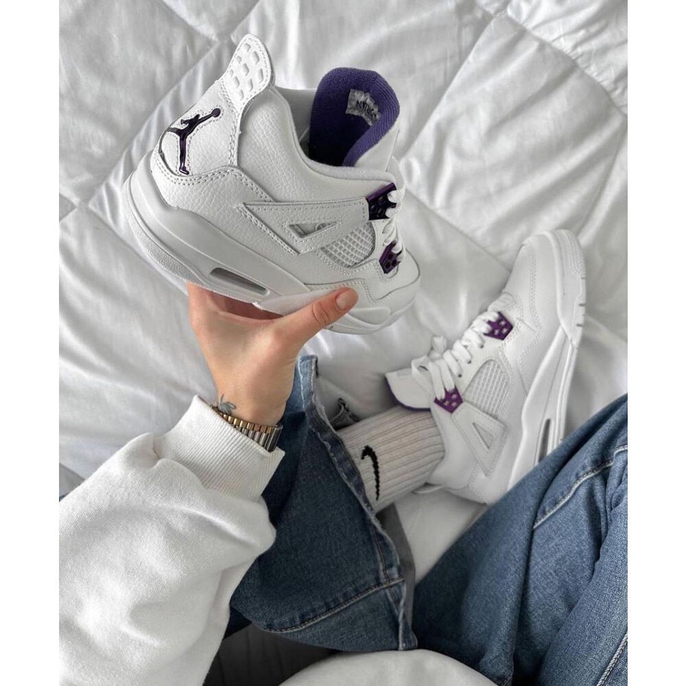 Air Jordan 4 Retro Metallic Purple