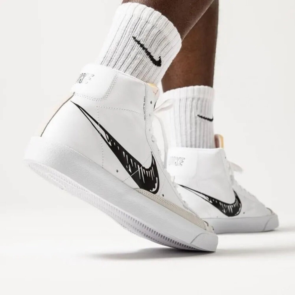 Nike Blazer Mid 77 Sketch White Black
