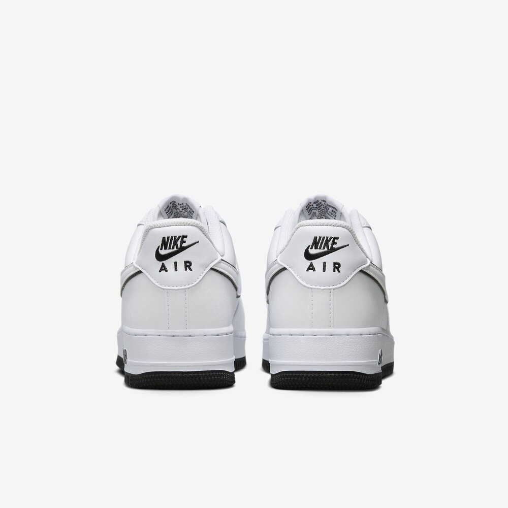 Nike Air Force 1 '07 Low White Black Outline Swoosh