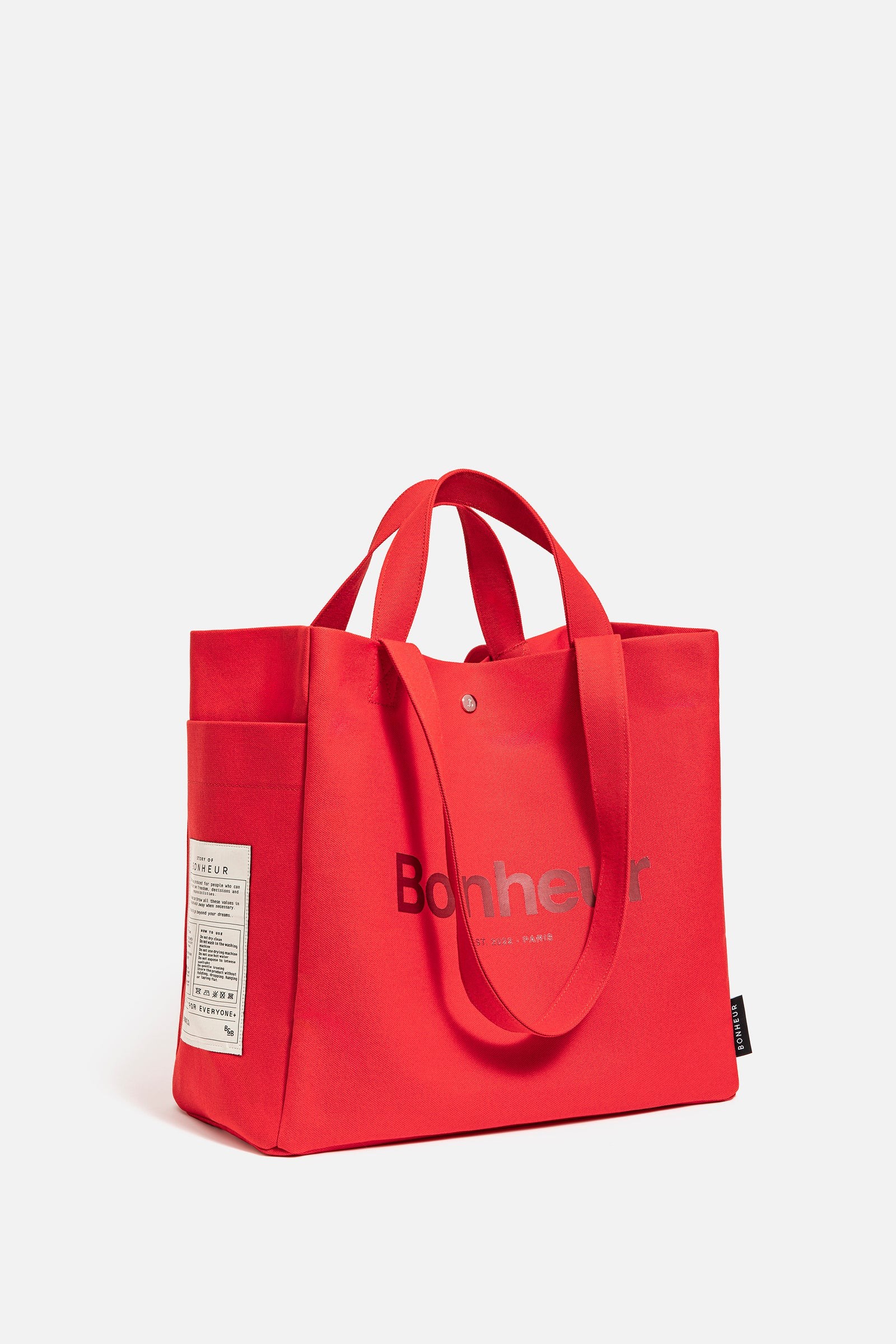 Bonheur Canvas No4 Raspberry Red