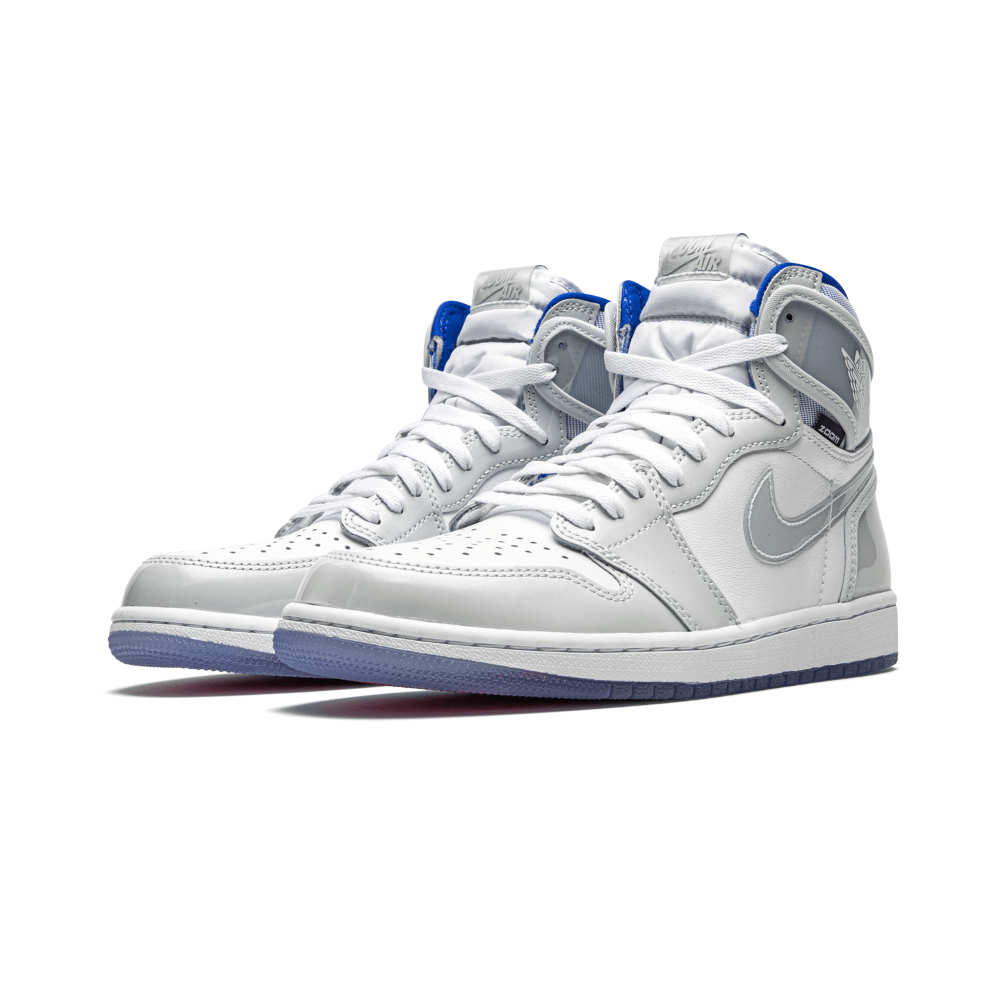 Air Jordan 1 Retro High Zoom White Racer Blue