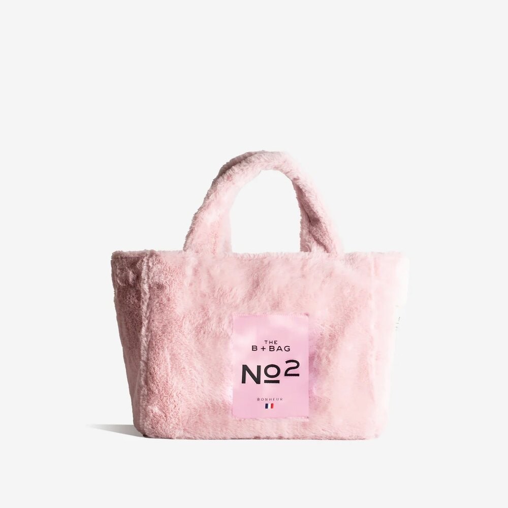 Bonheur Fluffy Sheep Beige Bag Pink