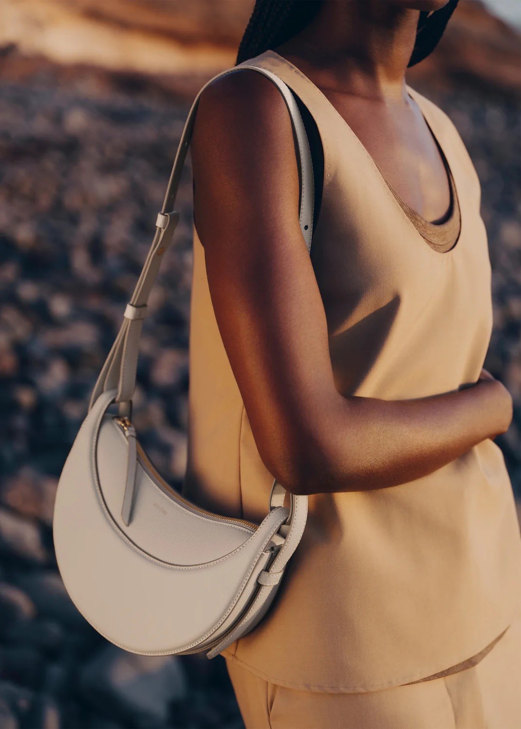 Polene Numero Dix Bag Cream