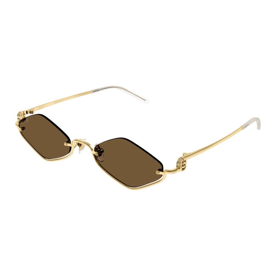Gucci Gözlük Brown Gold