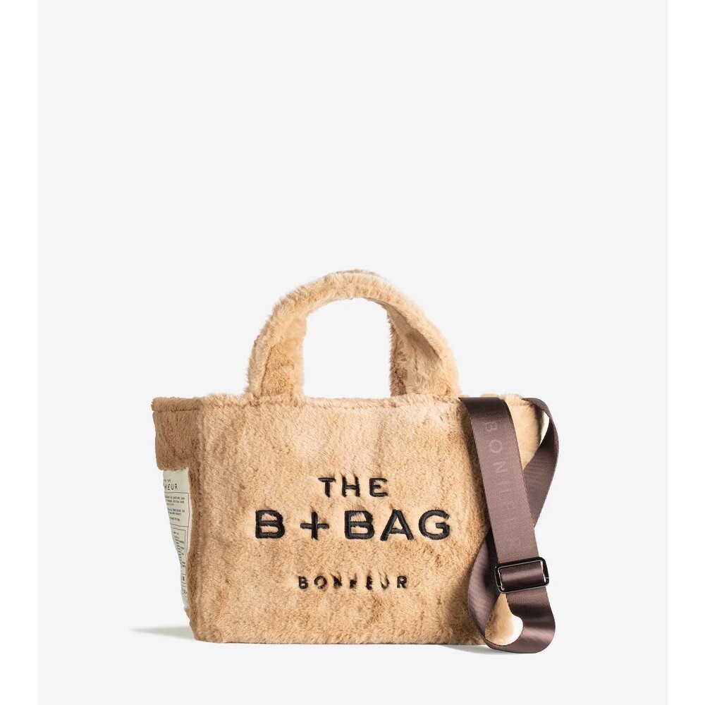 Bonheur Fluffy Sheep Beige Bag Brown