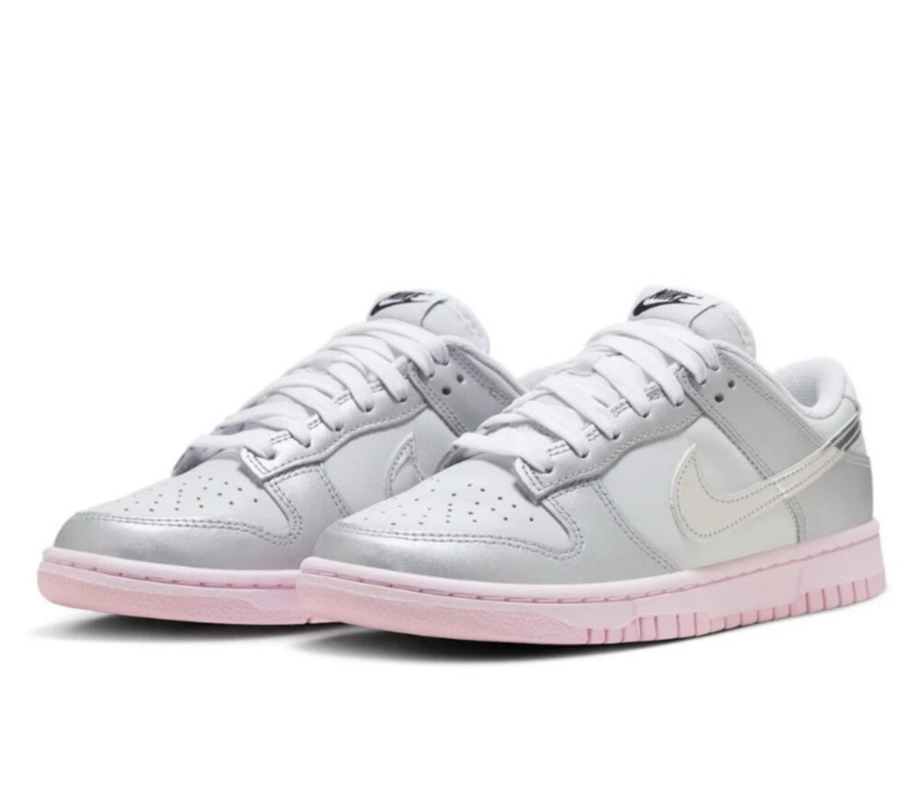 Nike Dunk Low LX Metallic Silver Pink Foam