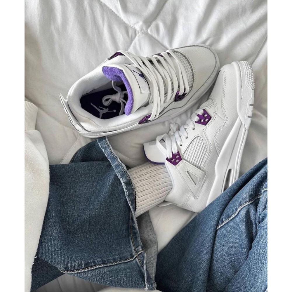 Air Jordan 4 Retro Metallic Purple