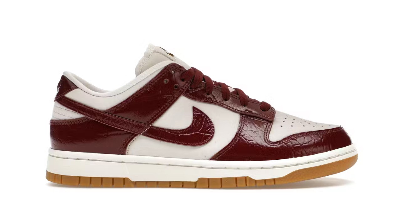 Nike Dunk Low LX Dark Team Red Croc