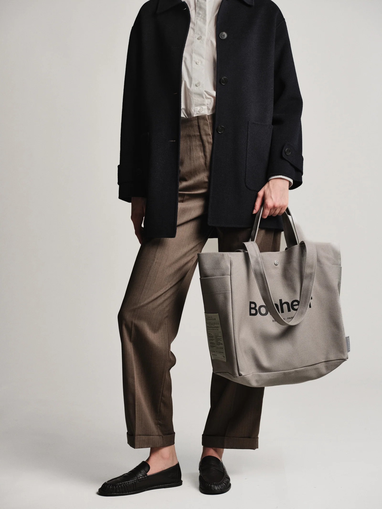 Bonheur Canvas No4 Suede Gray
