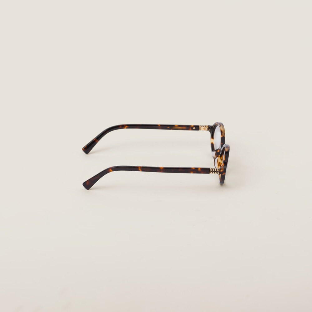 Miu Miu SMU04Z Leopard-Şeffaf