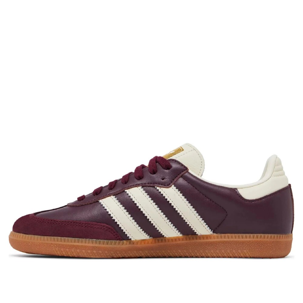 adidas Samba OG Maroon Gold Metallic
