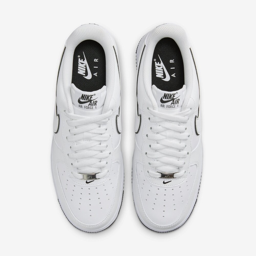 Nike Air Force 1 '07 Low White Black Outline Swoosh