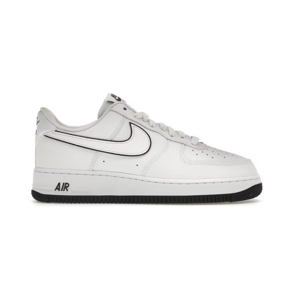 Nike Air Force 1 '07 Low White Black Outline Swoosh
