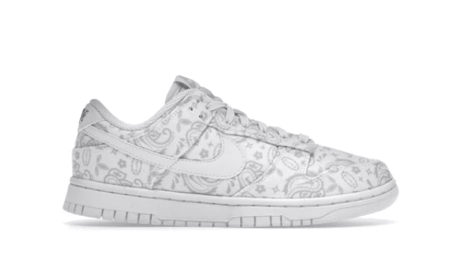 Nike Dunk Low White Paisley