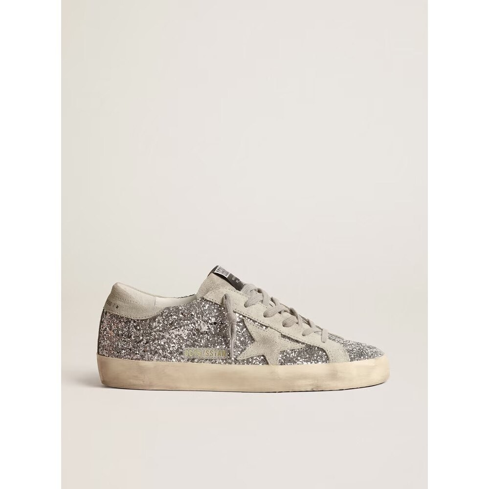 Golden Goose Silver Glitter