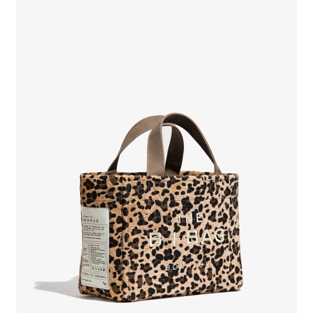 The B + Bag Bonheur Canvas Leopard