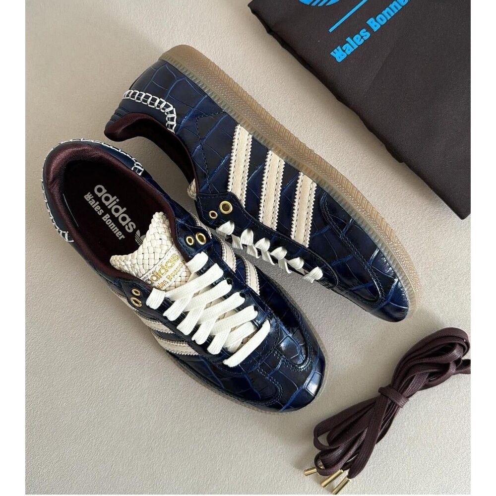 Adidas Samba Wales Bonner Navy Croc