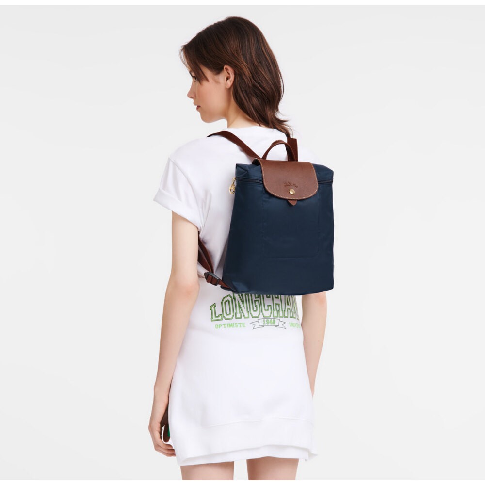 LongChamp La Pliage BackPack Lacivert