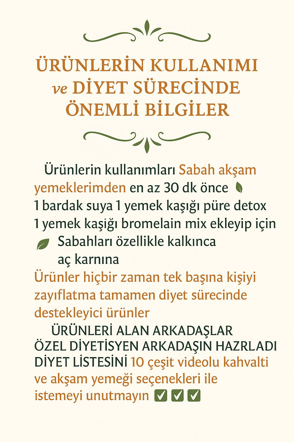 Süper İkili Püre Detoks (250ml) & Bromelain Mix (250 ml) (diyet}