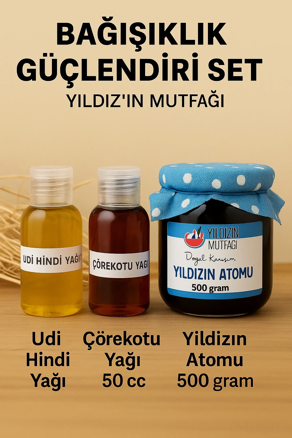 Bağışıklık Seti ( Udihindi yağı + Çörek otu yağı +Atom )