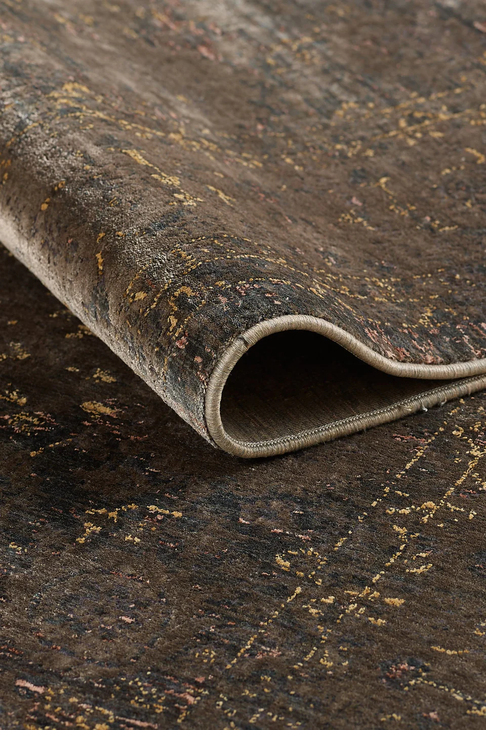 Gordion - Cotta Kendinden Saçaklı Modern Halı