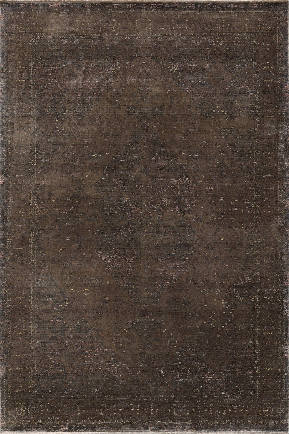 Gordion - Cotta Kendinden Saçaklı Modern Halı