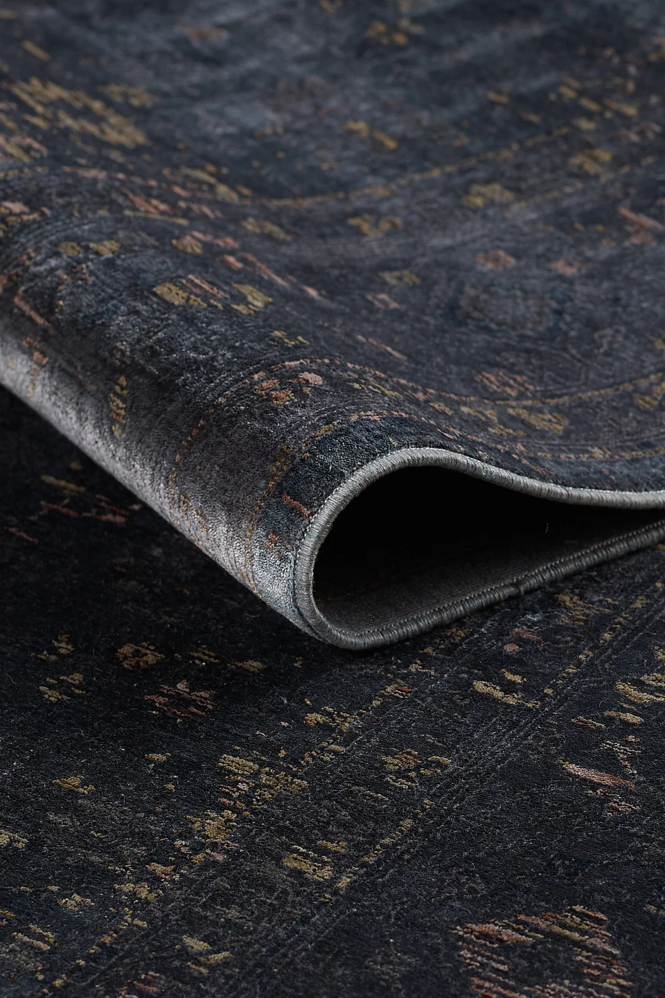 Gordion - Grıseus Kendinden Saçaklı Modern Halı