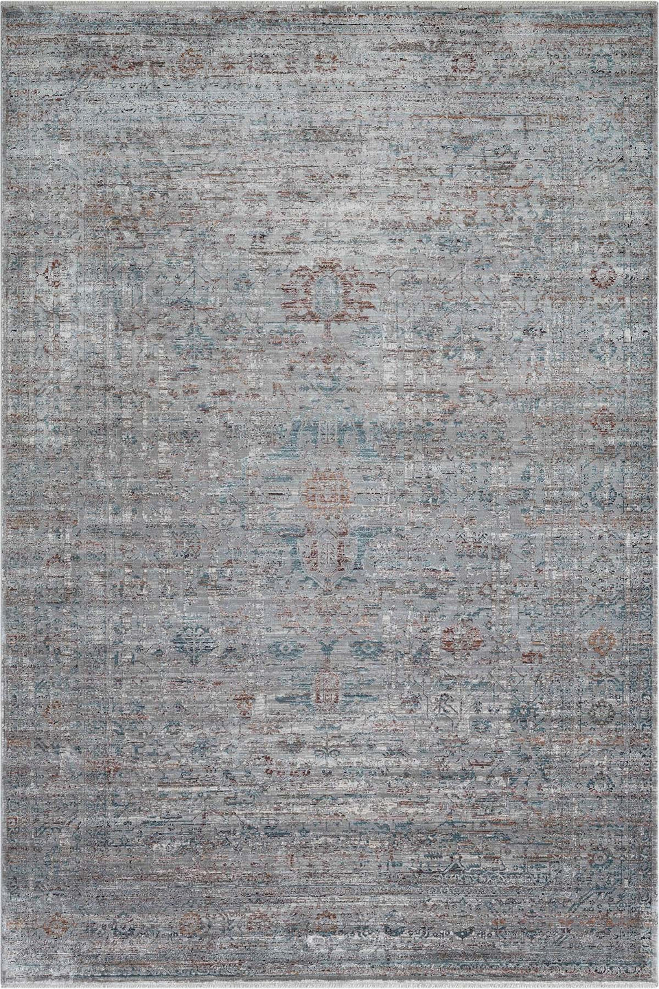 Heritage - Boreal Etnik Desenli Saçaklı Salon Halısı