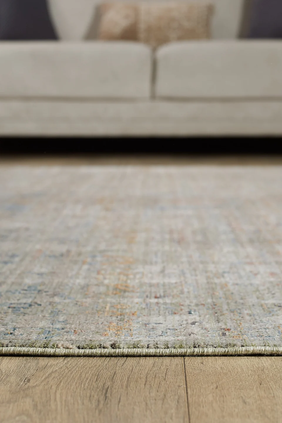 Heritage - Lisse Kendinden Saçaklı Modern Klasik Eskitme Halı