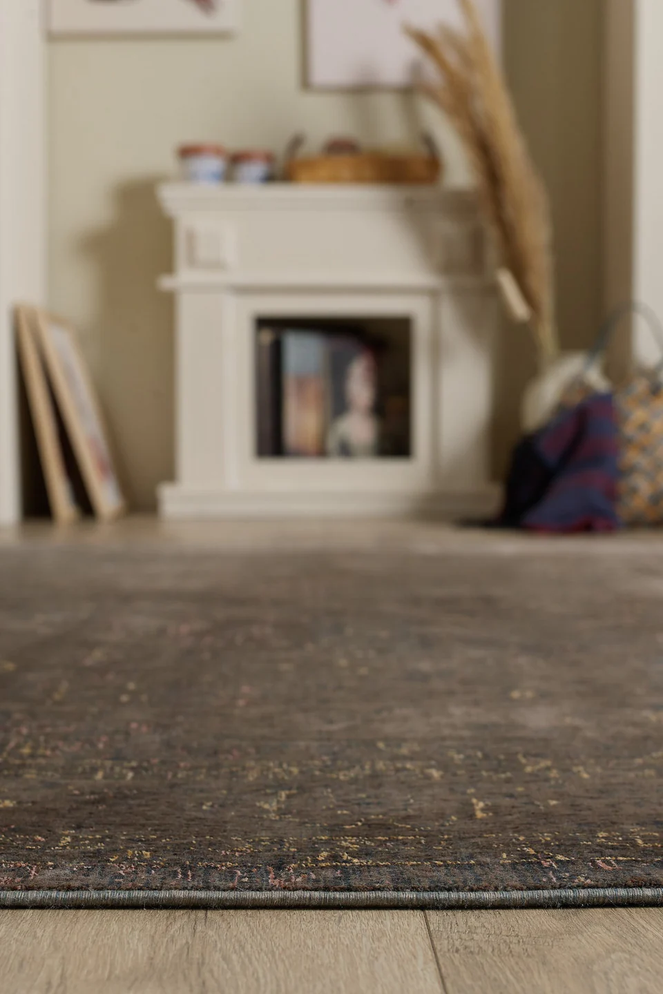 Gordion - Cotta Kendinden Saçaklı Modern Halı