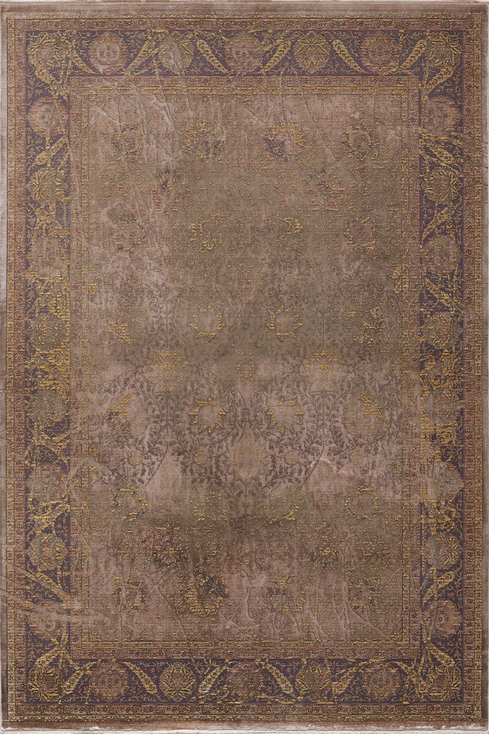 Gordion - Crown Kendinden Saçaklı Modern Halı