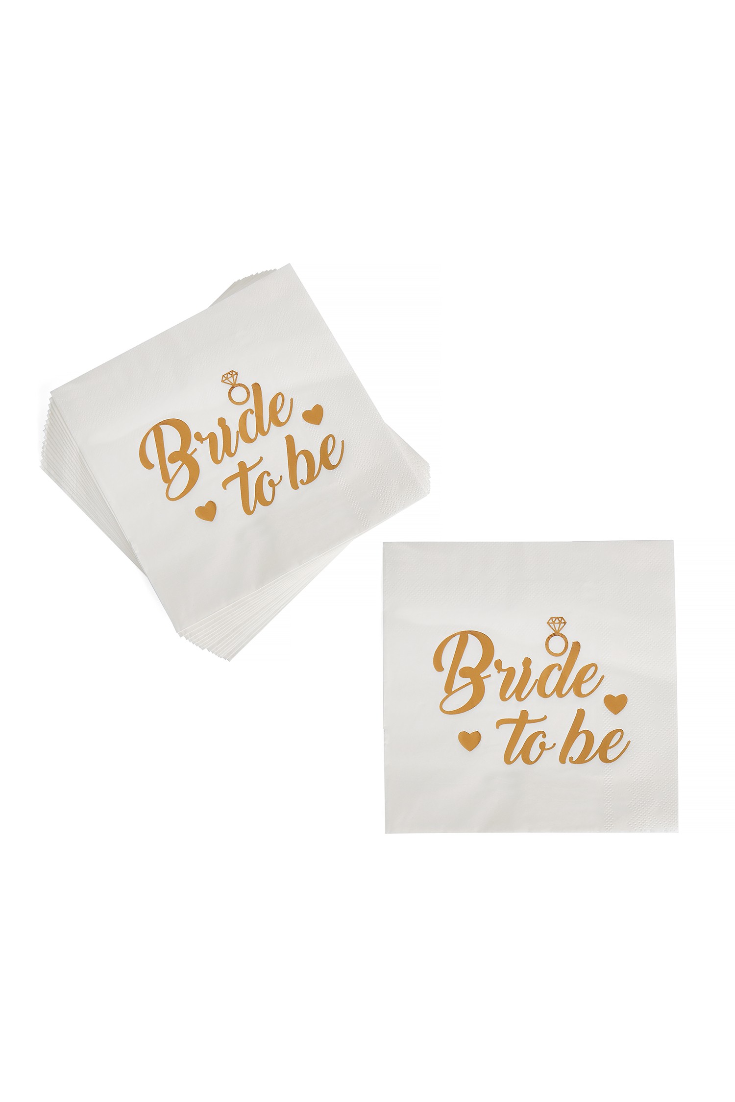 Bride To Be Yazılı Beyaz Peçete BACHELORETTE-NAPKIN