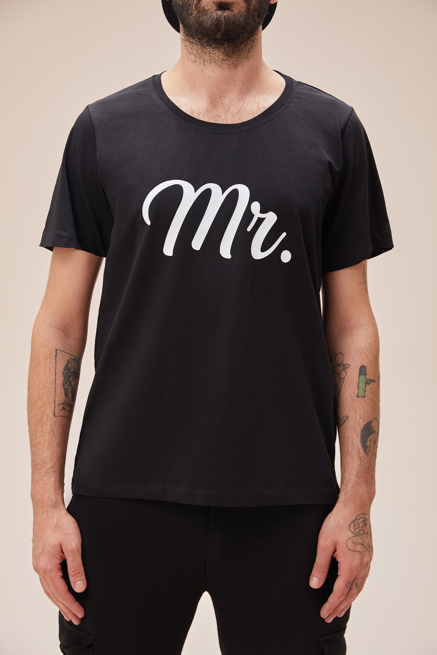 Siyah Mr. T-shirt