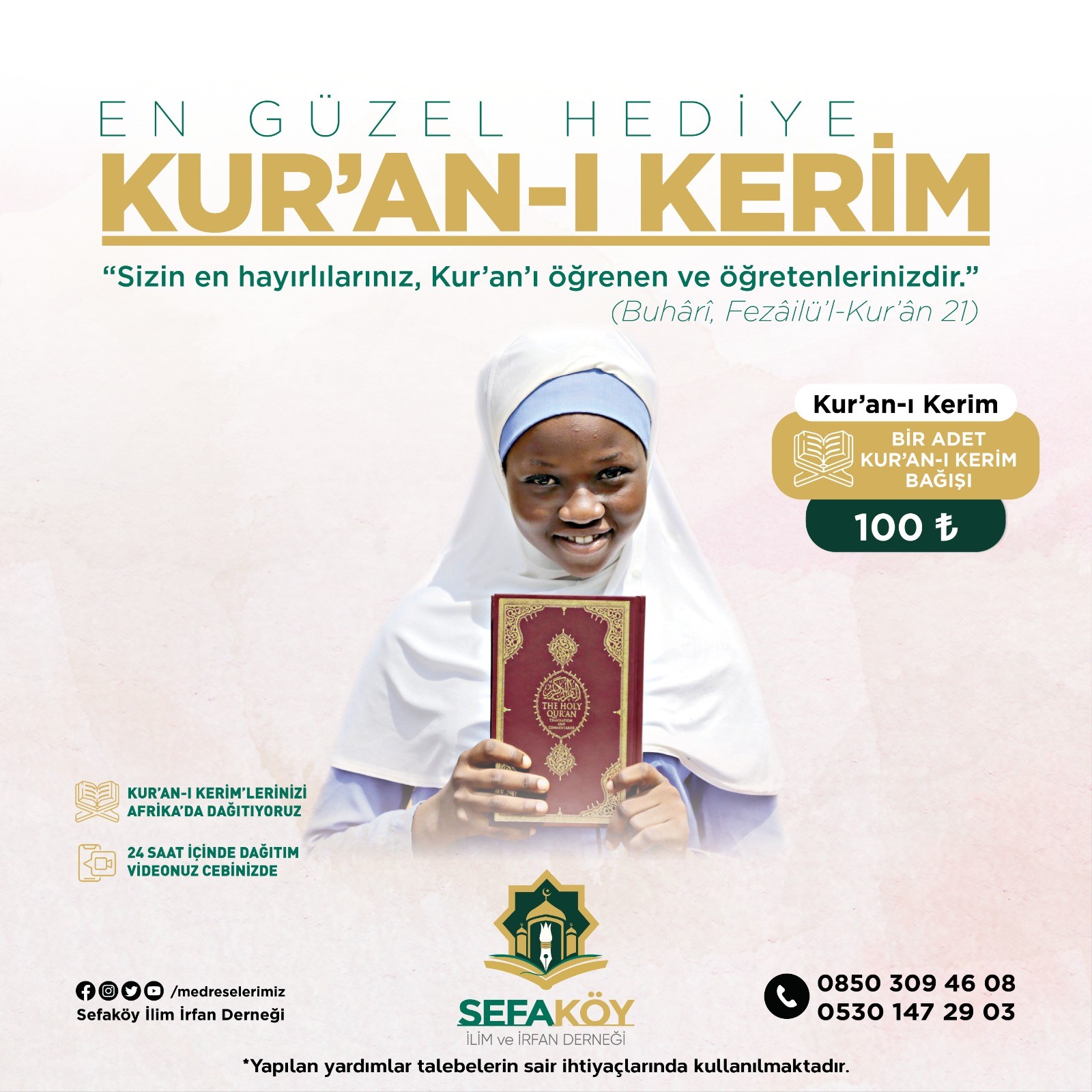 Kur'an-ı Kerim Hediye Bedeli