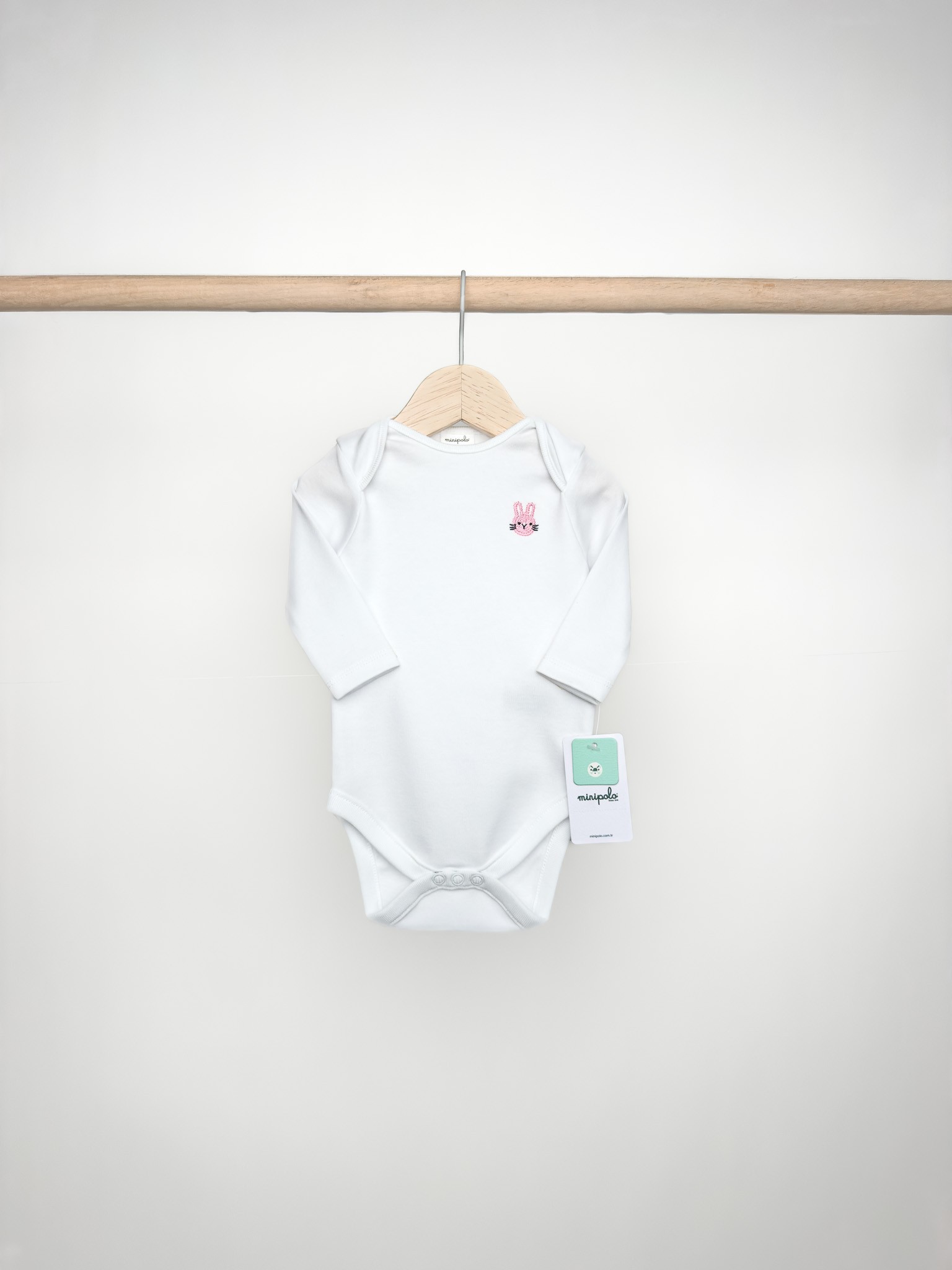 Ballıca Uzun Kol  Kız Bebek Çıtçıtlı Body 9'lu Set 