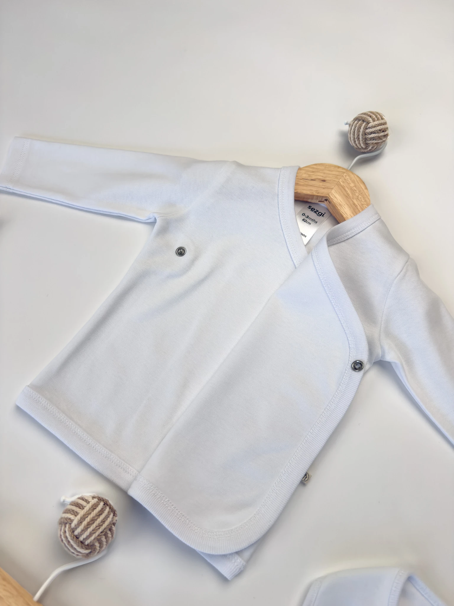 Sezgi Bebek 5'li Hastane Çıkış Seti %100 Pamuk Unisex