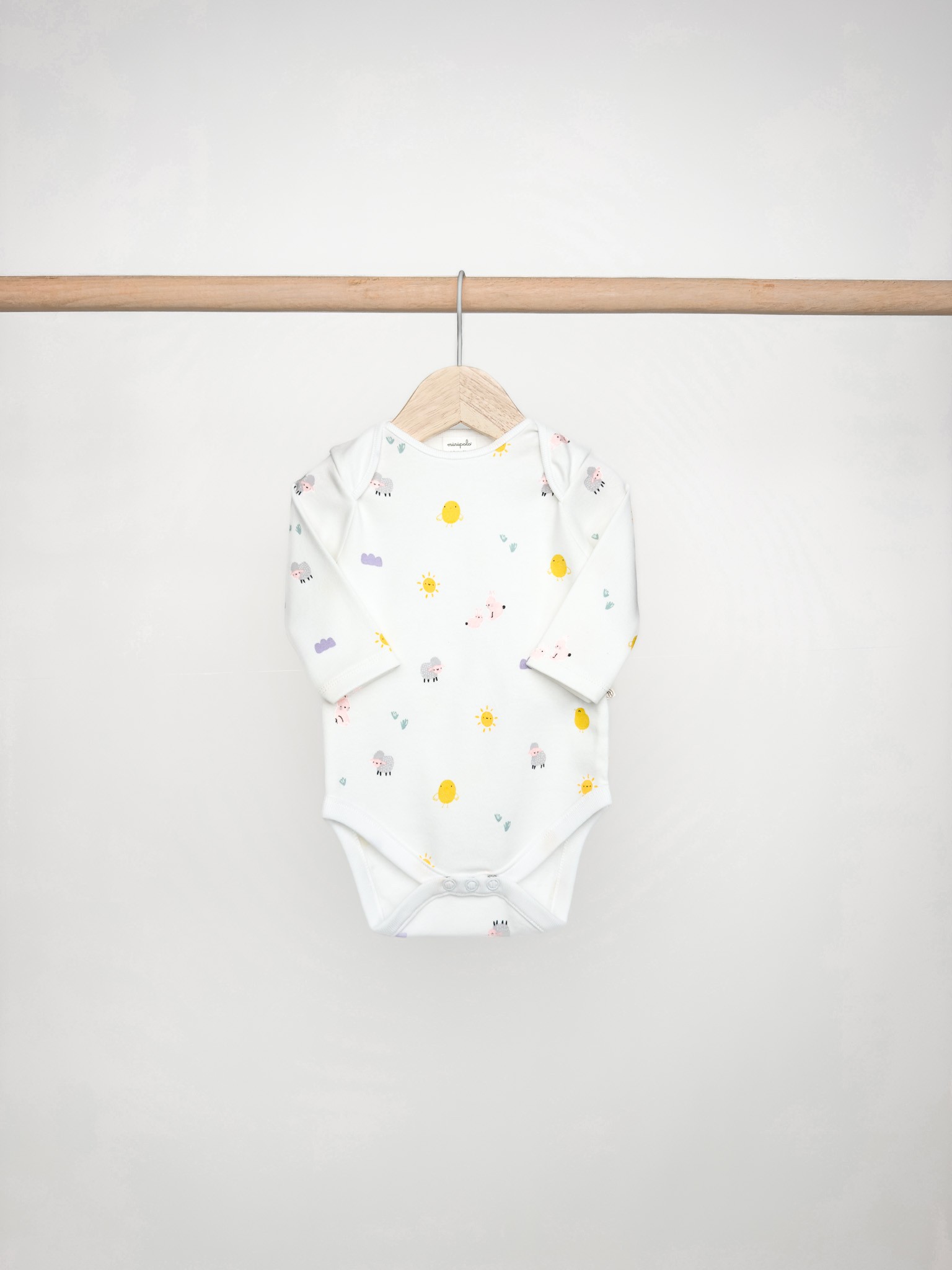 Ballıca Uzun Kol  Kız Bebek Çıtçıtlı Body 9'lu Set 