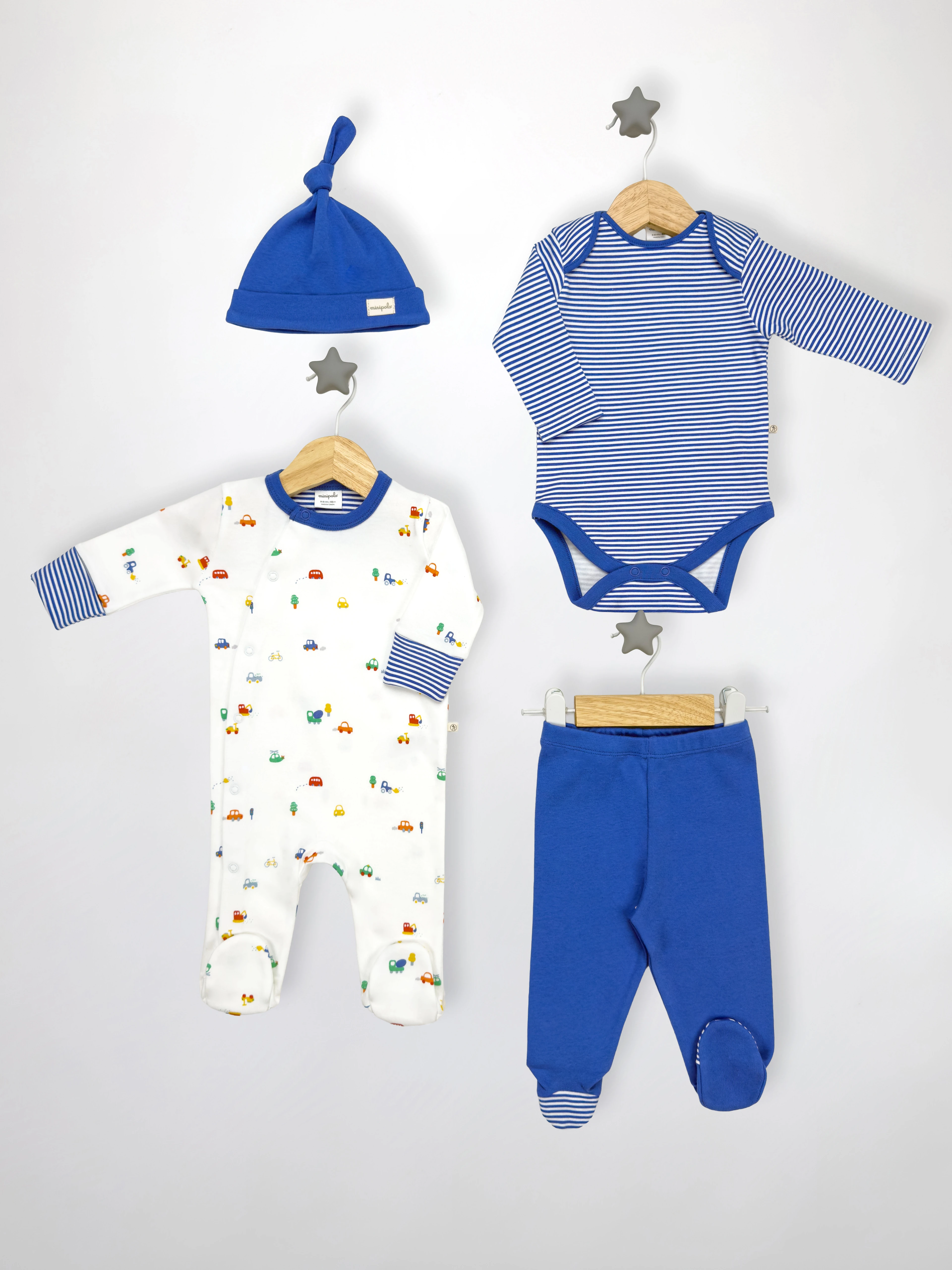 Kale 4'lü Erkek Bebek Tulum Çoklu Set