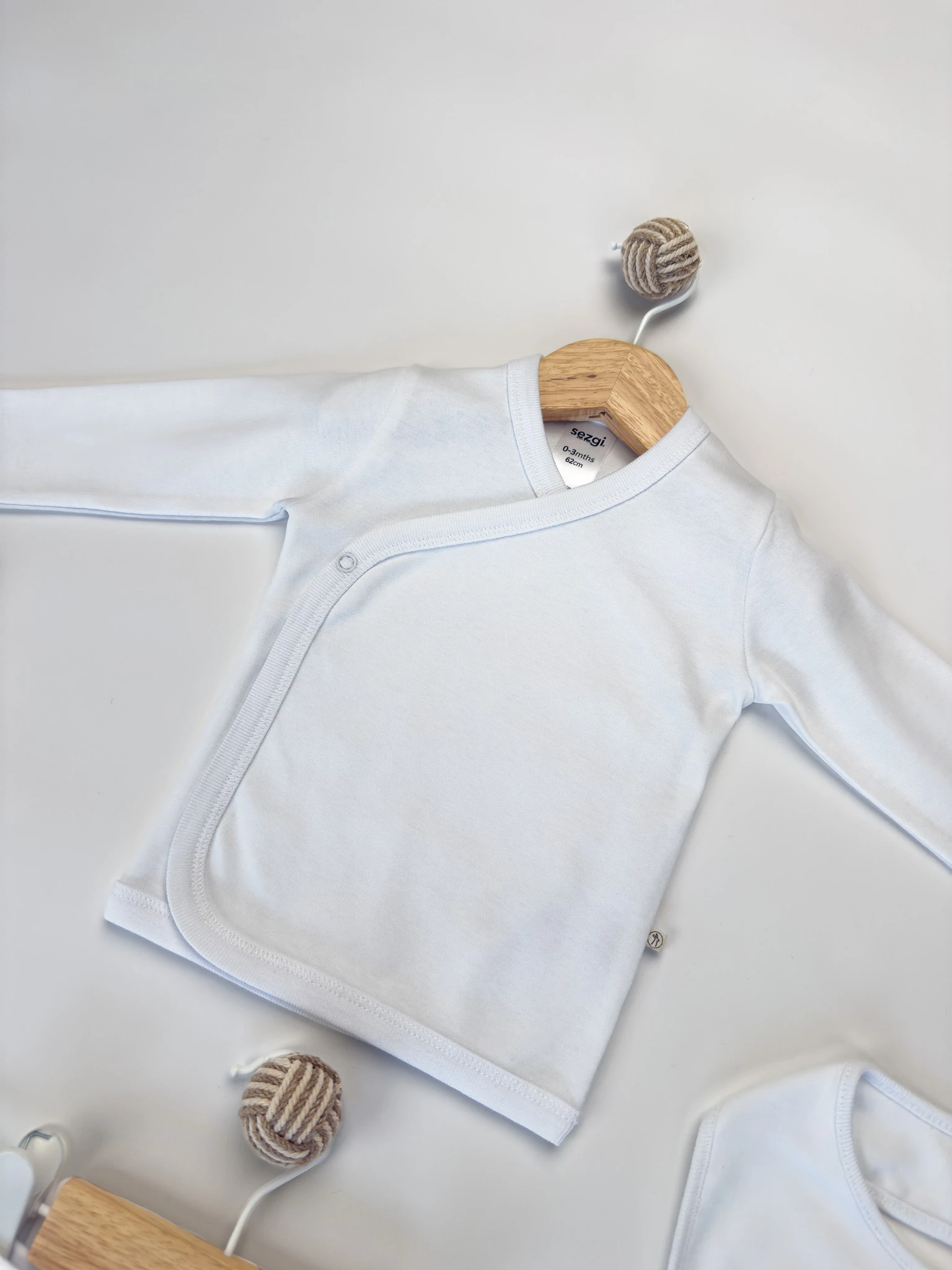 Sezgi Bebek 5'li Hastane Çıkış Seti %100 Pamuk Unisex