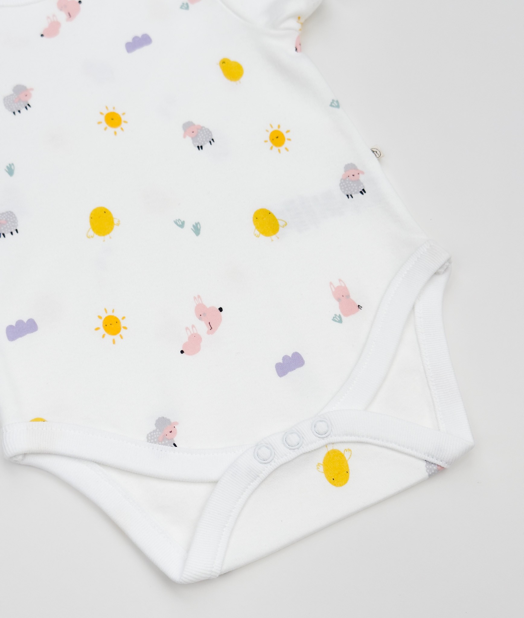 Reşadiye Yarım Kol Kız Bebek Çıtçıtlı Body 9'lu Set 